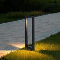Balise Extérieure LED Basse Tension à Piquer - Borne de Jardin en Aluminium, Éclairage Chemin Blanc Chaud 3000K, Étanche IP65,30cm