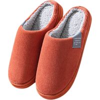 Pantofole da Uomo con suola morbida antiscivolo in morbido peluche Infradito pantofole pantofole da Uomo pantofole da Uomo 13 traspiranti, Grigio, 44 EU (zz2-Red, 6)