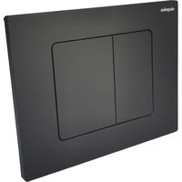 Coribi – Plaque de commande WC suspendu 3/6L – Déclenchement frontal – Économie d'eau 3L/6L – ABS mat pour bâti-support Wirquin PRO