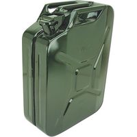 Maxter – Bidon en métal 20L avec goupille de sécurité – Peinture anticorrosion – Pour hydrocarbures lubrifiants – Poignée de transport