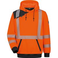 Feldtmann Elysee Warnschutz-Hoodie Fridoli 22614 Gr. 2XL leuchtorange/schwarz