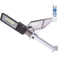 Greenice – Lampadaire solaire 100W HOFARSOL100WCW – Télécommande – Dimmable – IP65 – Éclairage automatique crépusculaire – Blanc froid 6000K