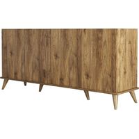 Buffet en bois "Elegante" - 180 x 45 x 80 cm - Marron
