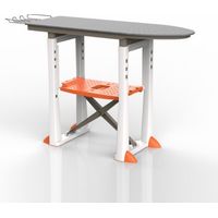 Ac-Deco – Table à repasser ultra-résistante réglable 82-92 cm – Dimensions 40 x 31 x 113 cm – Couleur crème – Pour espaces confinés