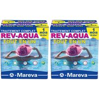 2er-Set Rev-Aqua MAREVA Komplettbehandlung für Pools von 30 bis 60 m3 - 2 Monate