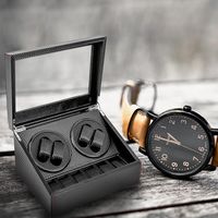 Remontoir automatique de luxe pour 4 + 6 montres - Avec moteur Mabuchi silencieux - Mouvement mécanique pour montres automatiques