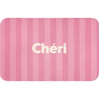 TAPIS DE TOILETTE Rayé - Rose - Chéri 80x50 cm