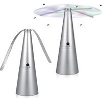 2 indoor/outdoor repellent pieces to keep flies off the table, mosquito fan with flexible blades.