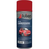 Peinture aérosol pour Carrosserie - Brillant Rouge Course 37091 - 400 ml - Julien