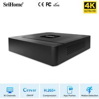"NVS003 NVR SriHome 16ch 4K 8 megapixel: la soluzione di videosorveglianza avanzata per la sicurezza a 360°"