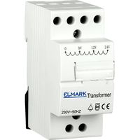 Transformateur 8V,12V,24V P=3.8VA Bobine:230V ref: 5001
