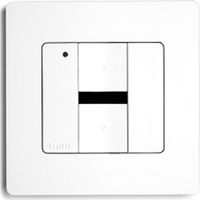 Emetteur mural radio 1 canal 433.42 MHz – Portée 150 m – Compatible moteurs SIMU – Dimensions 80 x 80 x 10 mm – Indice IP30