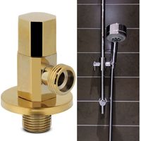 Robinet d'arrêt d'angle en laiton pour salle de bain Robinet d'arrêt d'angle pour robinet