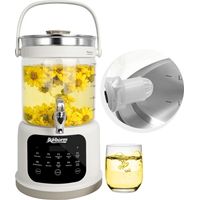 Hervidor eléctrico de 3 litros con calentador de agua integrado, 10 en 1, de vidrio, con control de temperatura, función para mantener caliente durante 24 horas, ideal para té y café. Libre de BPA.