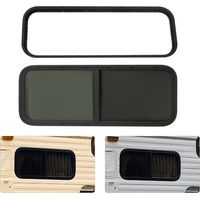 Festes Wohnmobil-Fenster, getöntes Fenster-Ersatz für Wohnmobil, Wohnwagen, Wohnmobil Caravan Seitenfenster getönt Schiebefenster Wohnwagenfenster Insektenschutz, Wohnwagen Seitenfenster:1000 x 400mm