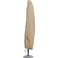 Housse de parasol droit 185 cm – Toile Oxford polyester 220g/m² enduit PVC – Imperméable et anti UV – Système d'accroche cordon et oeillets – Green Club
