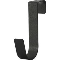 6-Pack Z-Shaped Over-the-Door Hooks, Reversible and Heavy-Duty, Fits Plastic Door Hooks for Hanging Clothes, Towels, White