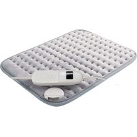 termoforo in pile grigio 100w 40x30cm 9livelli spegnimento automatico smontabile e lavabile