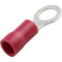Runder vorisolierter Crimp-Kabelschuh 5,3mm Rot St-082/r