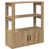 Sideboard/Anrichte/Buffet Artisan-Eiche 30 x 80 x 90 cm Holzwerkstoff LXWW700626
