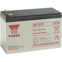 Yuasa – Batterie pour alarme 12V 7Ah – NP712FR – Technologie VRLA sans entretien – Applications : jouets, systèmes d'alarme, onduleurs