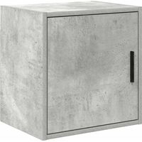 vidaXL Garage Wall Cabinet Concrete Grey Engineered Wood