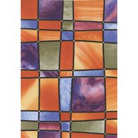 Stained Glass Window Fablon Wrap Self Adhesive Vinyl Film Stickyback 2m x 67.5cm