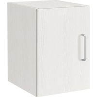 Elemento sopralzo da muro con 1 anta, mobile componibile "Level" 30 x h 43 cm -Olmo