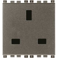 VIMAR - 19219.M Presa 2P+T 13A inglese Metal