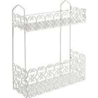 Estante de baño Florenz Recta 2P 30X10 H 36 Metaltex