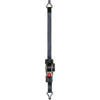 Sangle d'arrimage rétractable 0,9T/3M/25MM noire (2 pièces) - SYA-RETRAC-25 - PMS Industrie