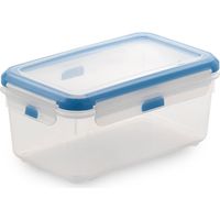 BPA-freie rechteckige „Super Lock“ Lunchbox mit auslaufsicherem Deckel 19,6 x 11,2 x 8,1 cm (1 l Fassungsvermögen)