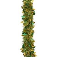 Decoração de Navidad Coronas, Color Estructura Verde, Hecho en Italia, oro