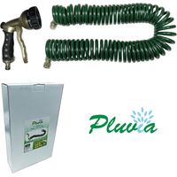 Pluvia Spiralschlauch 3/8 x 15 m mit Pistole und Zubehör X949-847Y7AG