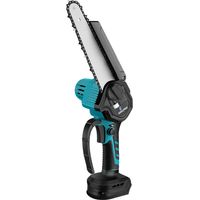 Kabellose Kettensäge mit 1 Kette, 6 Zoll, geeignet für Makita 18V Batterie, automatischem Öler, für Terrasse, Haus und Garten