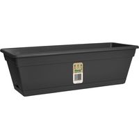 Florus Mediterran Balcony Trough 50 Anthracite Fioriera Rettangolare