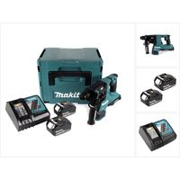 Makita DHR 280 RTJ Akku Bohrhammer Brushless SDS-PLUS im Makpac + 2x 18 V- 5 Ah / 5000 mAh Akku und Ladegerät