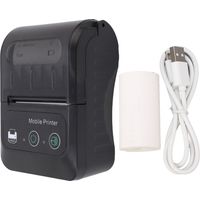 Imprimante thermique portable 58mm sans fil USB 2-en-1 pour Android, mini code QR et ticket de caisse