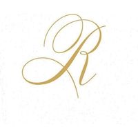 Caspari Tovaglioli da Cocktail in Lino con Iniziale Signature Gold Initial R, Carta, Perla Bianca, 12.7 x 0.5 x 12.7 cm, 30 unità