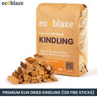 Ecoblaze Kiln Dried Kindling Wood 120 Fire Sticks for Log Burners & Pizza Oven