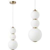 Ceiling Lamp Chandelier Toolight Lhj113-3Cp Brush Gold Led