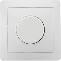 Variateur de lumière LED blanc – Installation encastrée – Puissance jusqu'à 10A – Matériau plastique résistant – Conforme normes NF – Orys