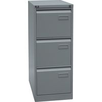 BISLEY Hängeregistratur Schrank Light - 3 Schübe Silber
