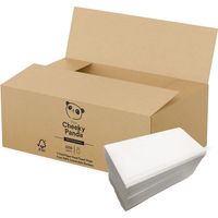 The Cheeky Panda - Asciugamani professionali pieghevoli a V, confezione da 3200 fogli, senza plastica, ecologico, super morbido, resistente e sostenibile.