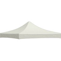 Toit de tente de réception-Toit de remplacement 3 x 3 m Crème