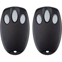 Lot de 2 émetteurs de porte de garage portatifs de remplacement pour Chamberlain Liftmaster Motorlift 94335E 84335E ML700 ML500 ML850 Merlin+ C945 C840 Security+ 433,92 MHz