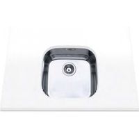 Fregadero edesa fuji be 40x40 1c plus acero inoxidable bajo encimera 44x44 cm