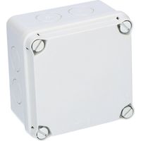 Aufputz-, hermetisch abgedichtetes Schraubgehäuse IP55, grau EX-111 PCE