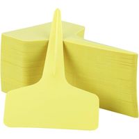 100 étiquettes imperméables en forme de T, étiquettes en plastique PVC/étiquettes horticoles, étiquettes pour plantes et fleurs 6 x 10