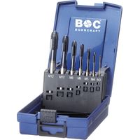 BOHRCRAFT Maschinengewindebohrer-Satz M3-M12 HSS-E TIN Form B 7-teilig